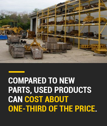 used products cost one-third the price of new parts