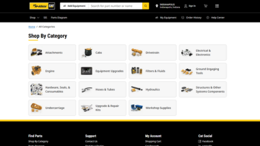 Order Cat Parts online MacAllister Parts.cat.com store