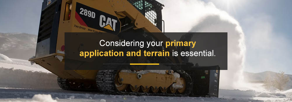 application and terrain