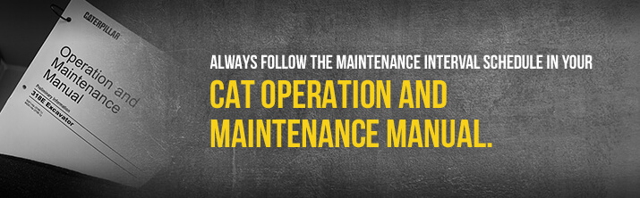 cat maintenance schedule
