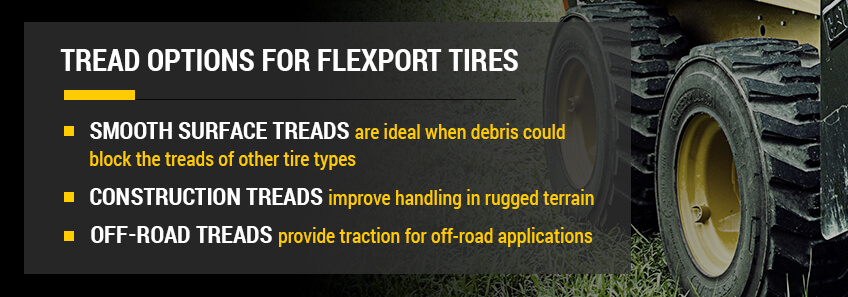 cat tire tread options