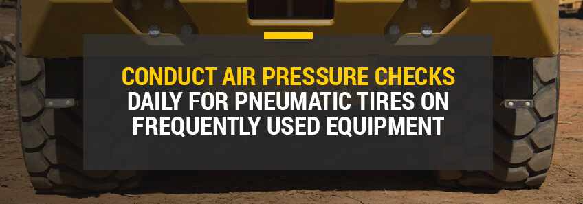 check air pressure daily