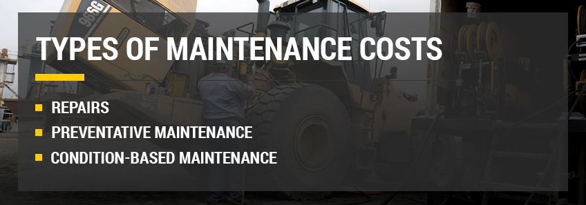 equipment maintenance costs