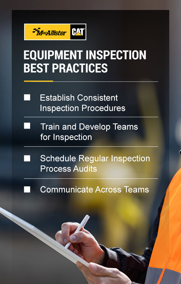 When to Schedule Equipment Inspections | MacAllister Machinery
