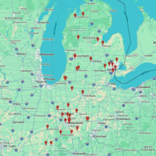 map of macallister machinery locations
