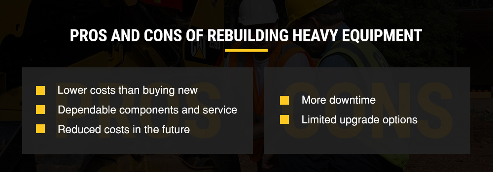 pros and cons of rebuilding equipment