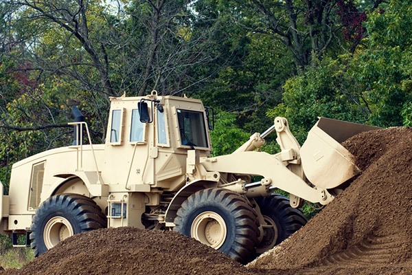 cat military wheel loader